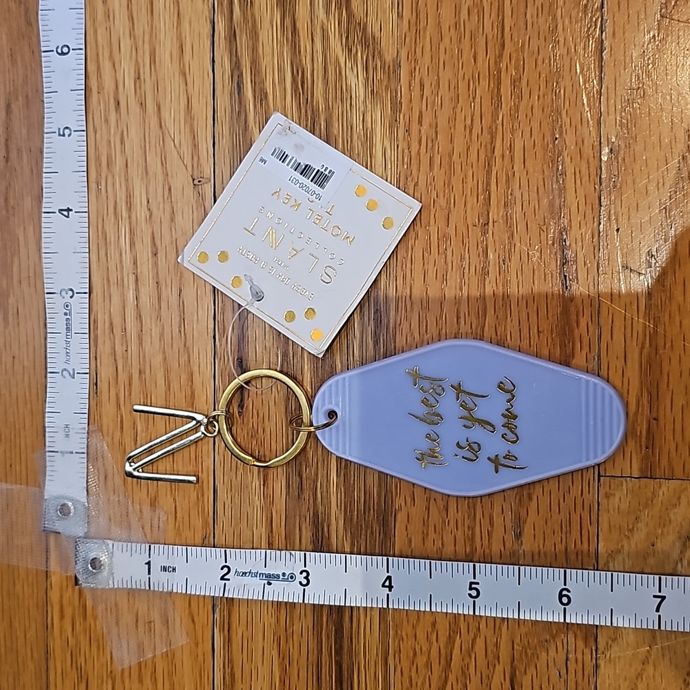 Vintage hotel Keychain design
